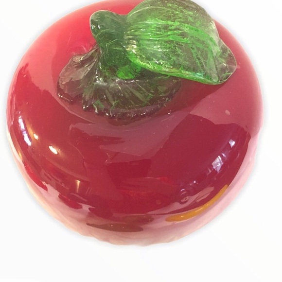 Vintage Glass Fruit Pear and Apple - Picture 6 of 9